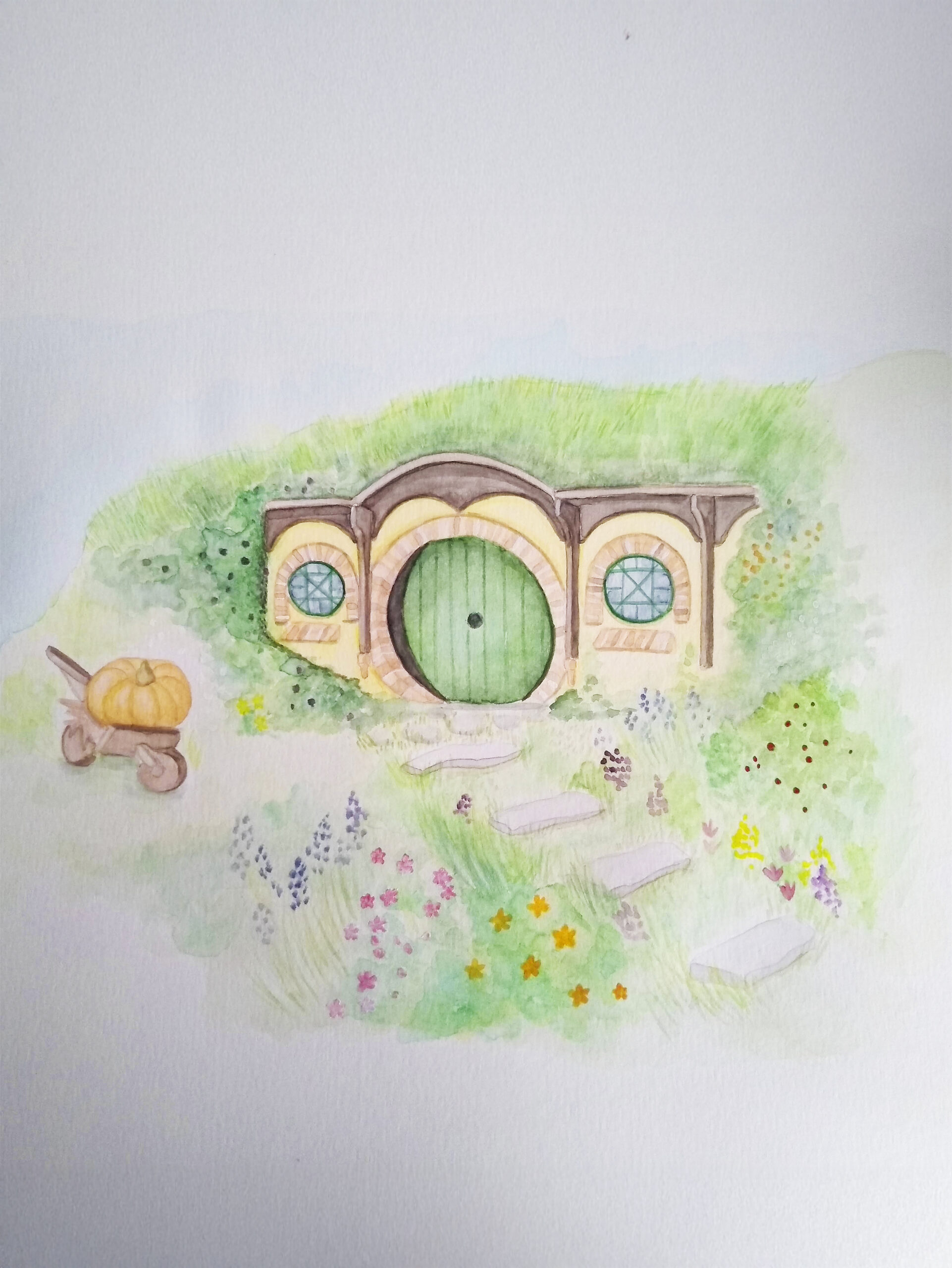 Pintura em aquarela